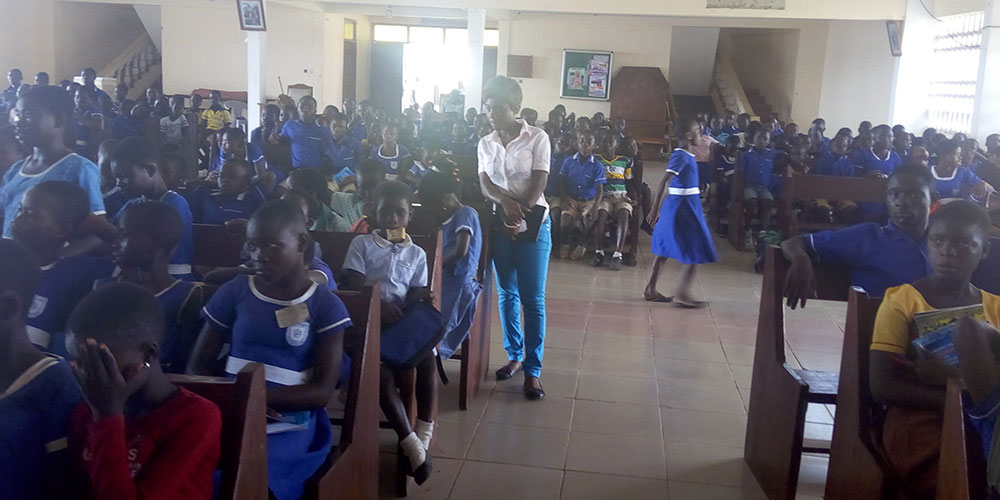 Environmental outreach at Prampram Anglican Basic Schools